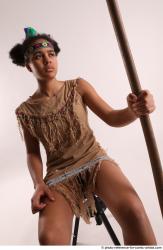 ANISE SITTING POSE WITH SPEAR 2